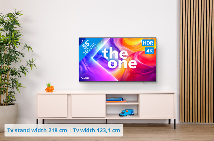 Philips Ambilight 55 inches PUS9000 QLED 4K (2025) + Philips TAB5109 visual Coolblue 1