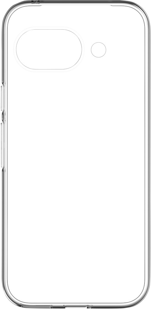 Just in Case Soft Design Google Pixel 9a Back Cover Transparant voorkant