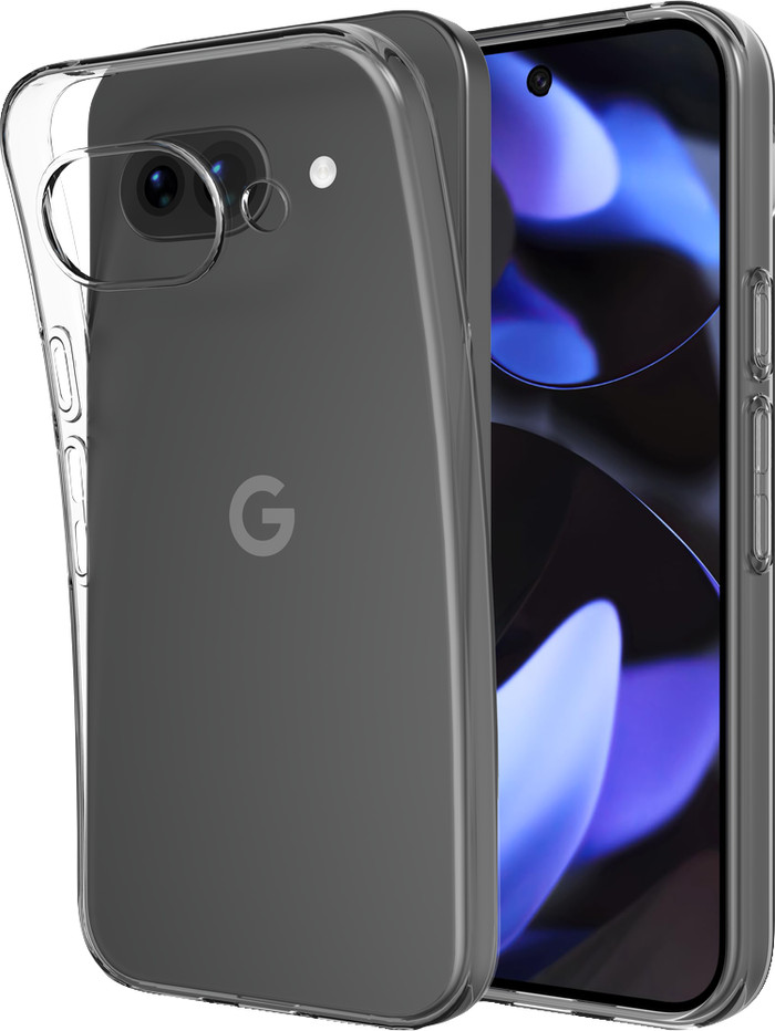 Just in Case Soft Design Google Pixel 9a Back Cover Transparant rechterkant