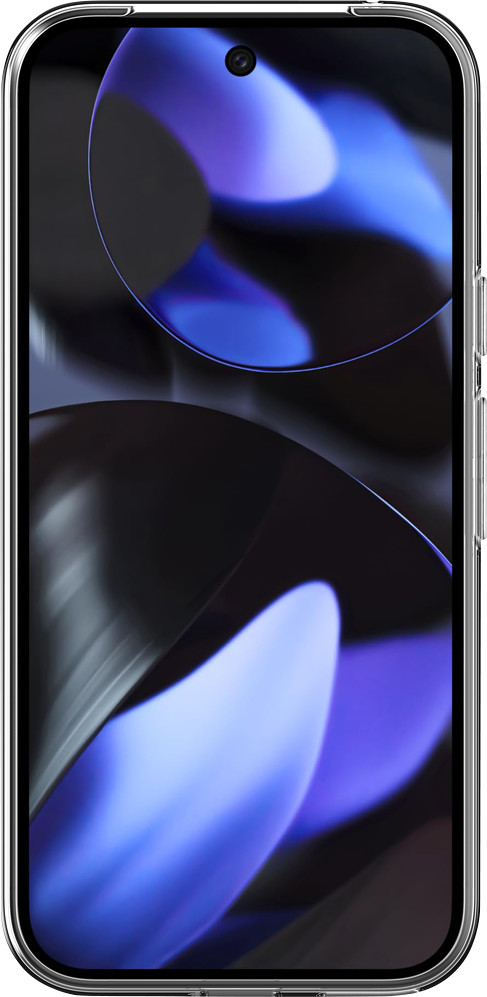 Just in Case Soft Design Google Pixel 9a Back Cover Transparant voorkant