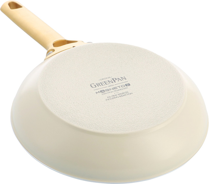 GreenPan Padova Reserve Pannenset 10-delig Cream White onderkant