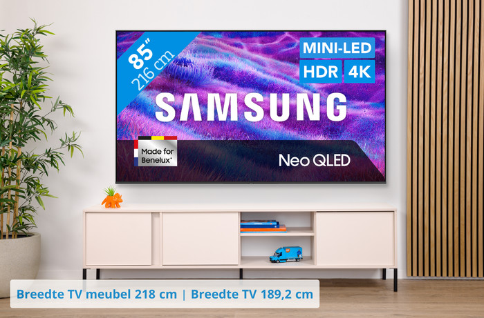 Samsung 85" Neo QLED QN80F 4K (2025) visual Coolblue 1