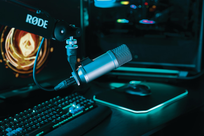 Rode Broadcaster product in gebruik