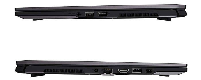 GIGABYTE AERO X16 2WH - 16'' - AMD Ryzen AI 9 - 32GB RAM/2TB SSD - RTX 5070 linke seite