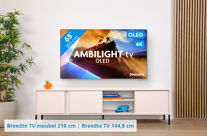 Philips Ambilight 65'' OLED760 4K (2025) visual Coolblue 1