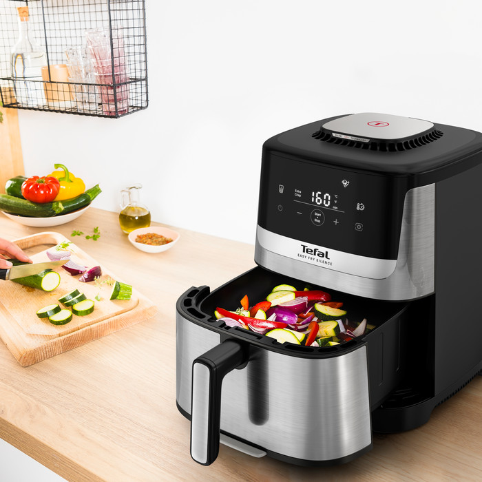 Tefal Easy Fry Silence EY552D product in use