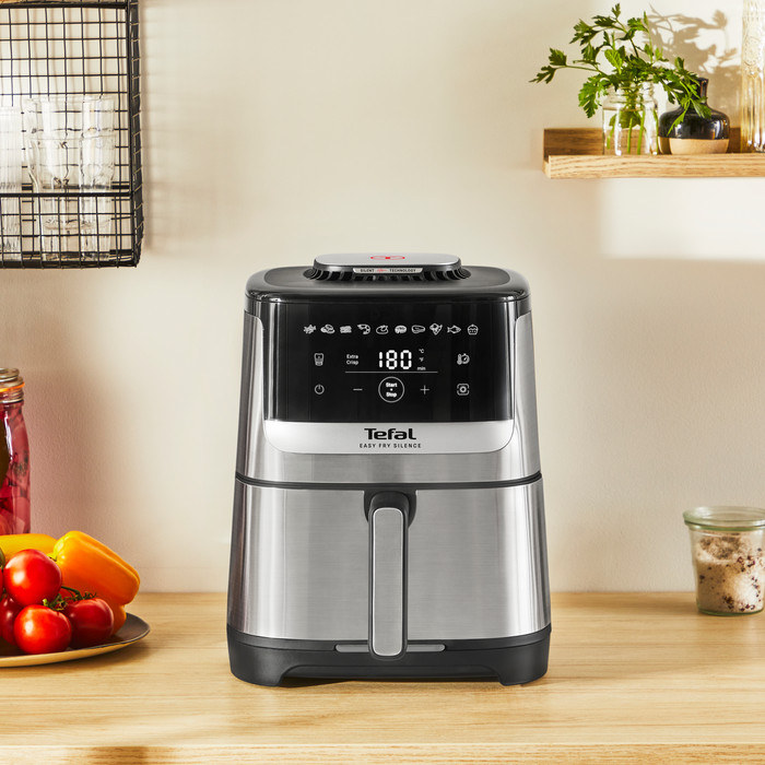 Tefal Easy Fry Silence EY552D product in use
