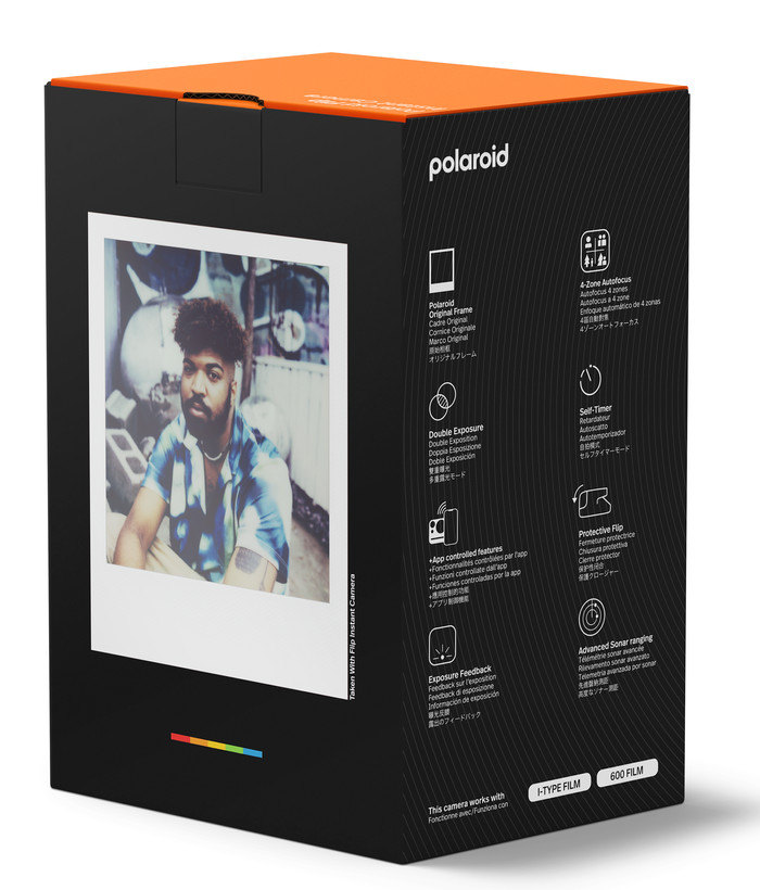 Polaroid Flip Weiß verpackung