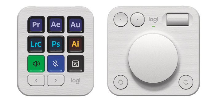 Logitech MX Creative Console Wit voorkant