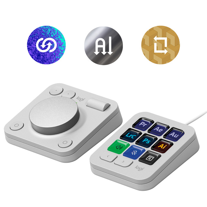 Logitech MX Creative Console Wit visual leverancier