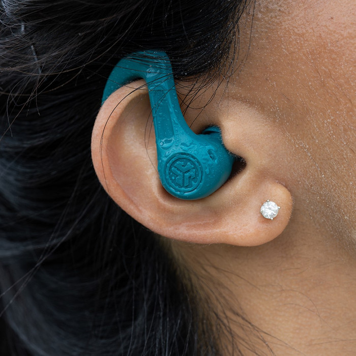 Jlab Jbuds Sport ANC 4 Groen product in gebruik