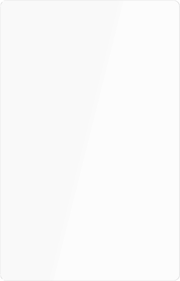 Just in Case Yoga Tab Plus Screenprotector Glas voorkant