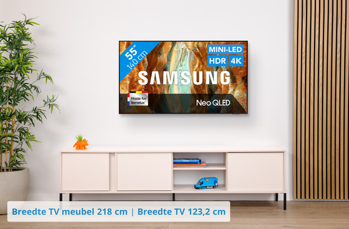 Samsung 55" Neo QLED QN73F 4K (2025) visual Coolblue 1