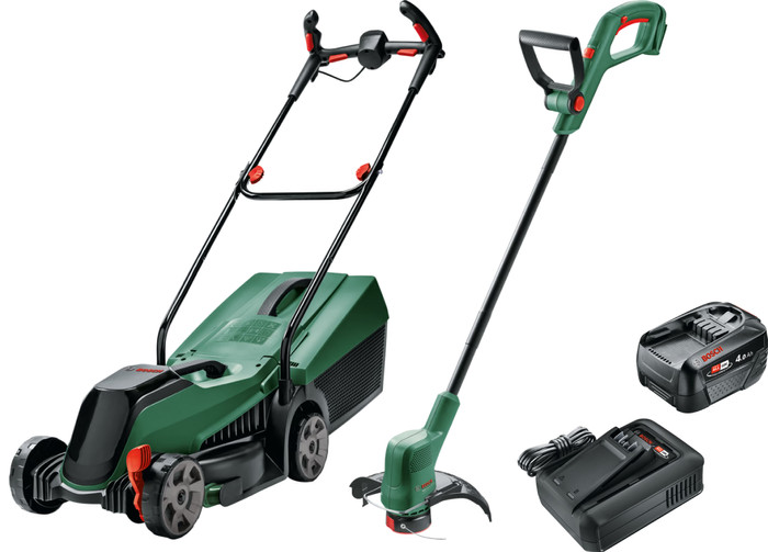 Bosch CityMower 18V-32 + Bosch EasyGrassCut 18 (without battery) + Bosch Starter Set 18V 4.0Ah Main Image