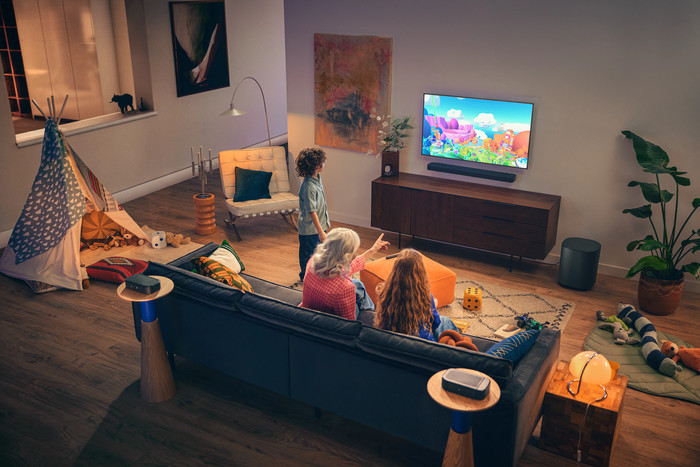 JBL Bar 1000 M2 Zwart product in gebruik