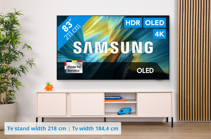 Samsung 83 inches OLED S95F 4K (2025) + Samsung HW-Q930F (2025) visual Coolblue 1
