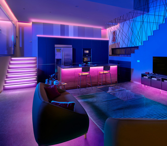 WiZ RGB Light Strip - Colored Light - 30m product in use