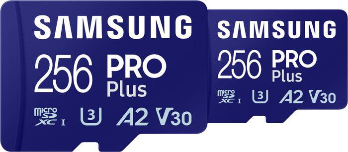 Samsung microSDXC PRO Plus 256GB 130MB/s Duo Pack Main Image