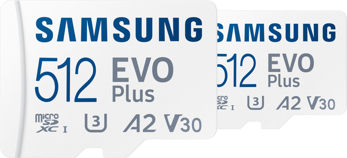 Samsung Micro SDXC EVO Plus 512 GB Duo Pack Main Image