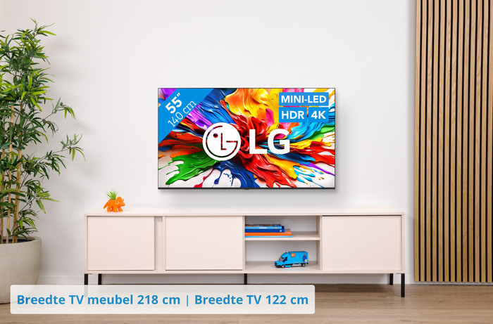 LG 55" QNED93 EVO 4K (2025) visual Coolblue 1