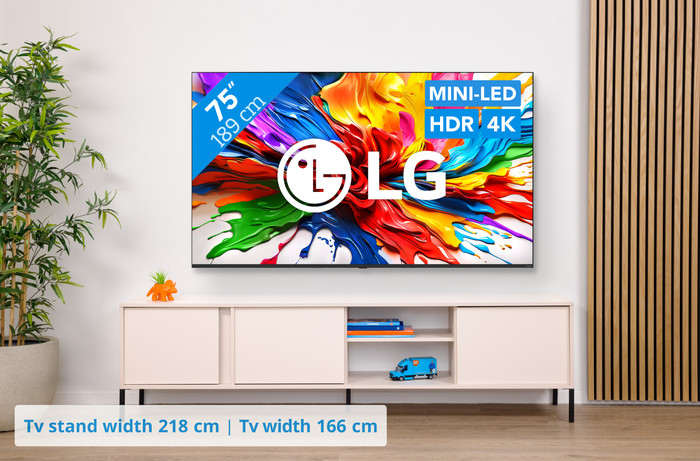 LG 75 inches QNED93 evo 4K (2025) visual Coolblue 1