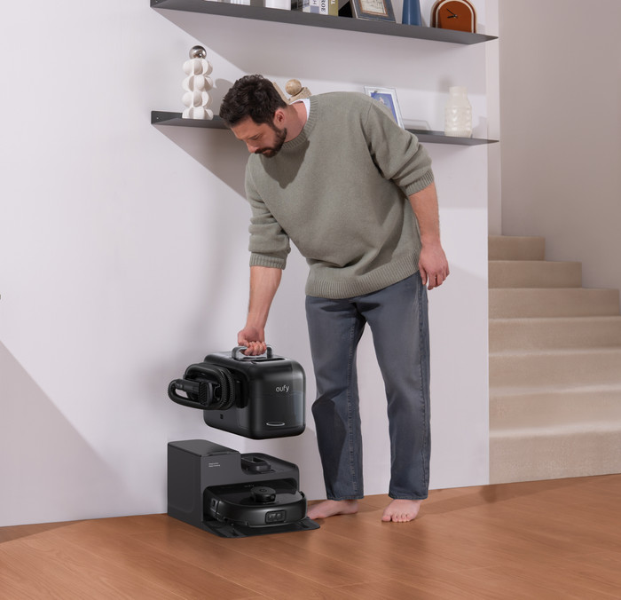 eufy Omni E28 Complete product in use