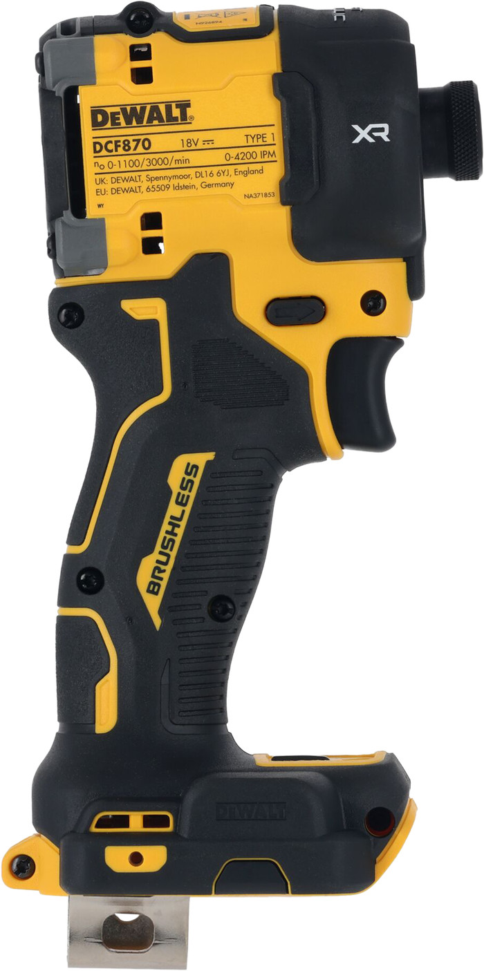 DeWalt DCF870NT-XJ 5,0 Ah Accu Starterspakket linkerkant