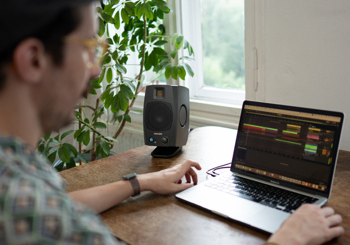 ADAM Audio D3V Black product in use
