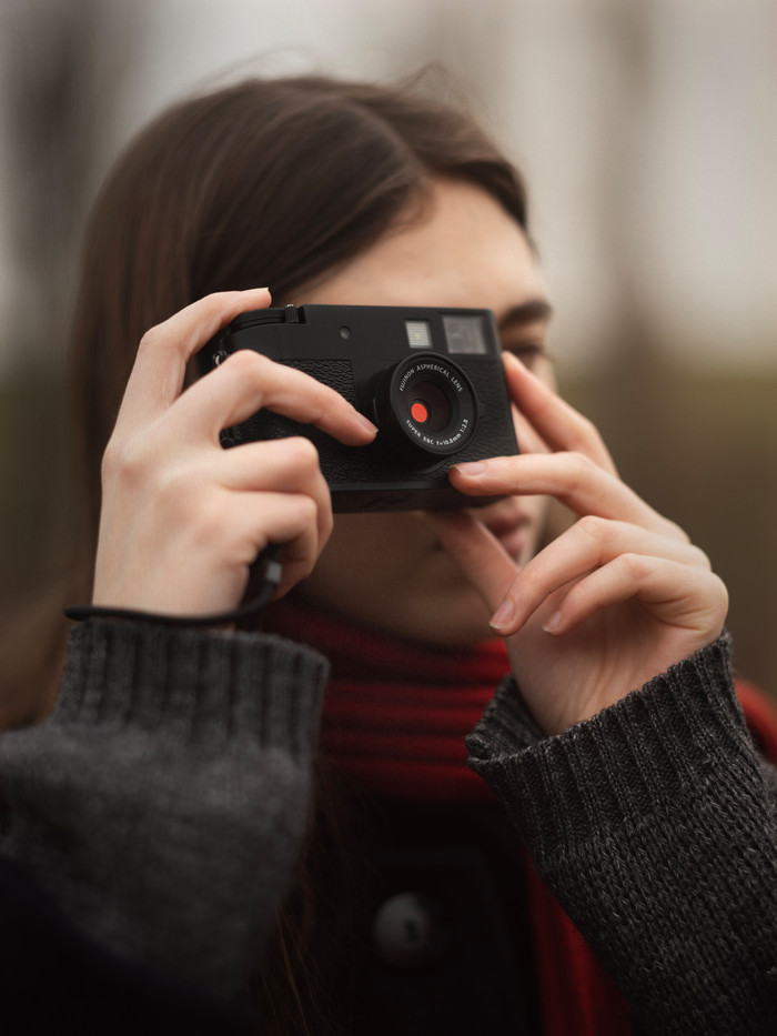 Fujifilm X Half Black product in use