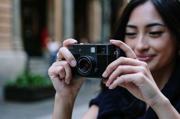 Fujifilm X Half Black product in use