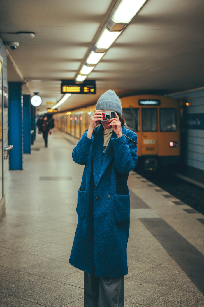 Fujifilm X Half Silver product in use