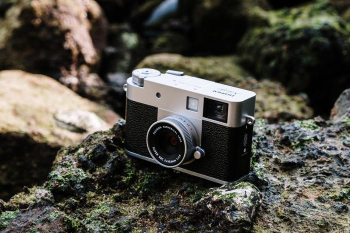 Fujifilm X Half Silver product in use