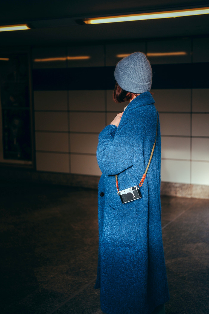 Fujifilm X Half Silver product in use