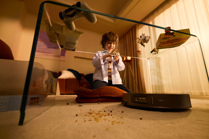 Roborock Saros Z70 R&D Black product in gebruik