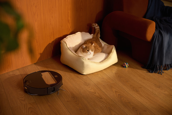 Roborock Saros Z70 R&D Black product in gebruik