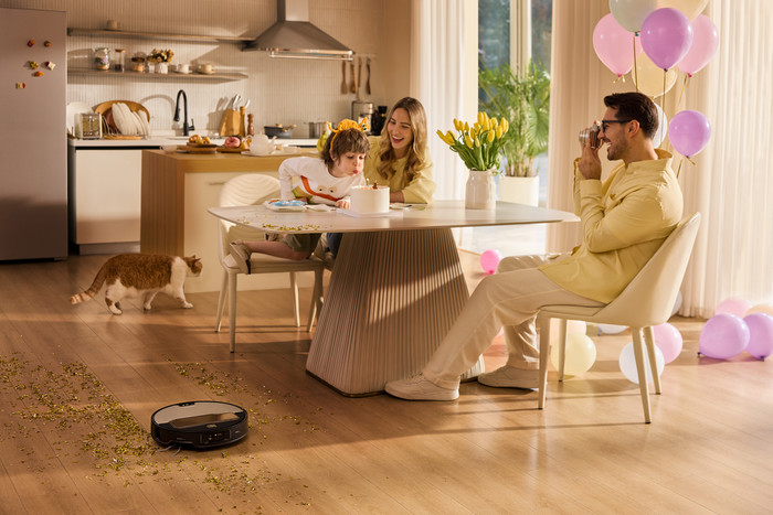 Roborock Saros Z70 Silver product in gebruik