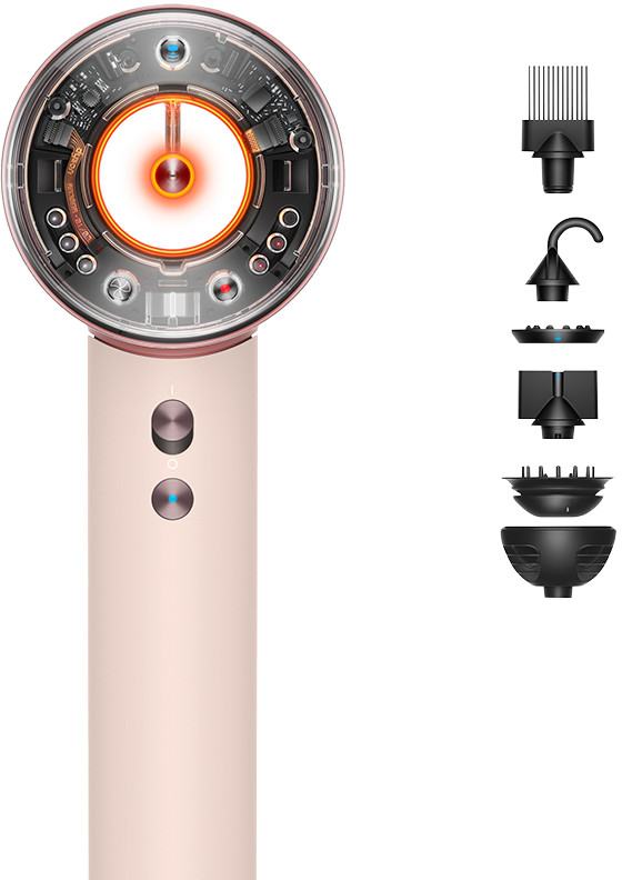 Dyson Supersonic Nural Curly + Coily Ceramic Pink detail
