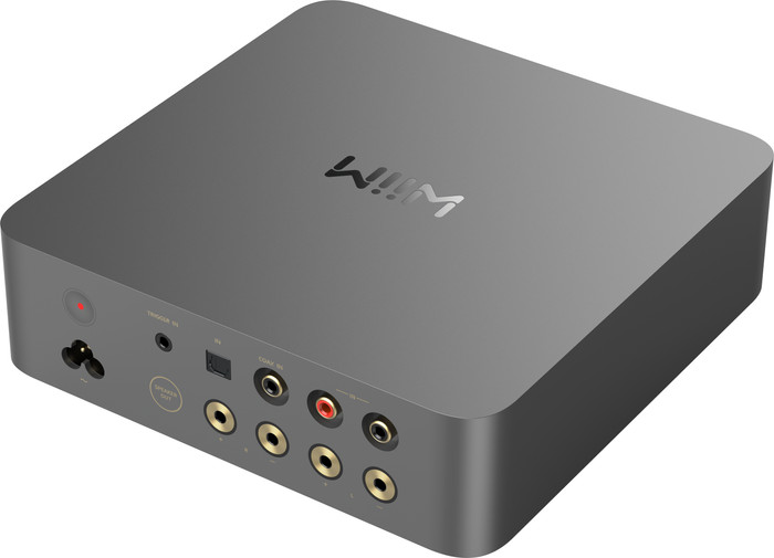 WiiM Vibelink Amp Grijs linkerkant