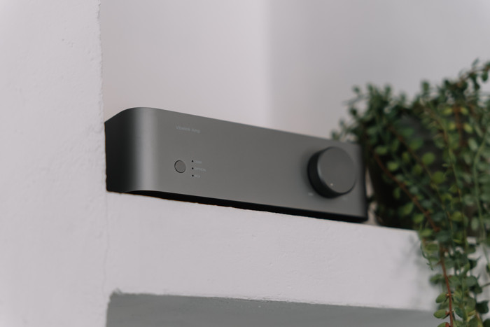 WiiM Vibelink Amp Grijs product in gebruik