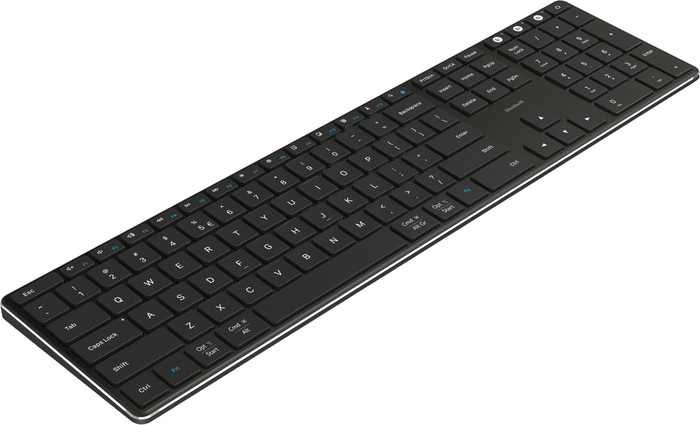 BlueBuilt Wireless Bluetooth Keyboard Pro QWERTY left side