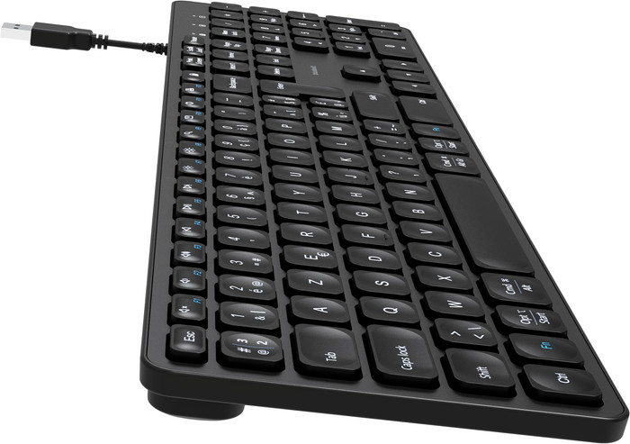BlueBuilt Bedraad Toetsenbord AZERTY linkerkant