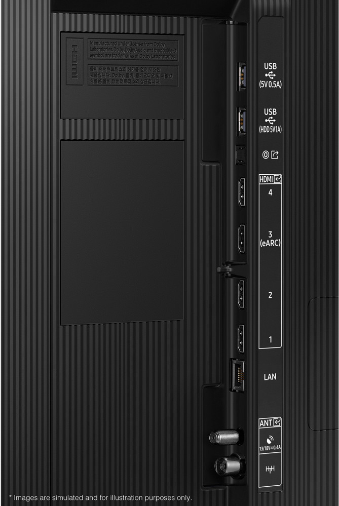 Samsung 50" Neo QLED QN82F 4K (2025) + Samsung HW-S700D detail