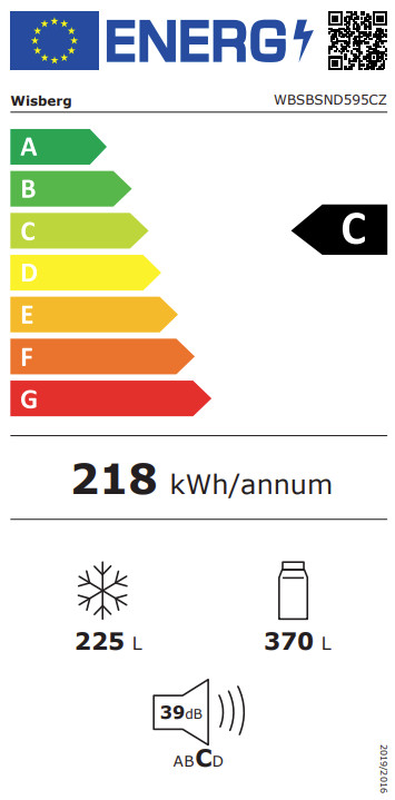 Wisberg WBSBSND595CZ energy label