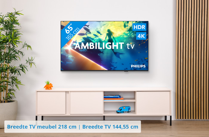 Philips Ambilight 65" PUS8000 4K (2025) visual Coolblue 1