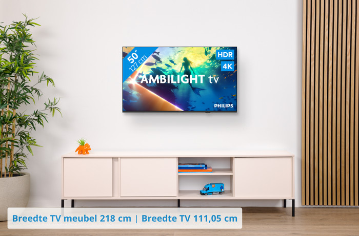 Philips Ambilight 50" PUS8000 4K (2025) visual Coolblue 1