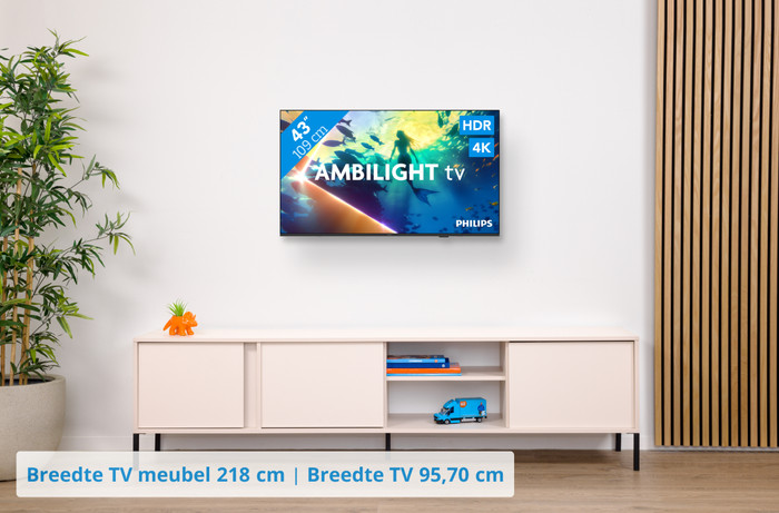 Philips Ambilight 43" PUS8000 4K (2025) visual Coolblue 1