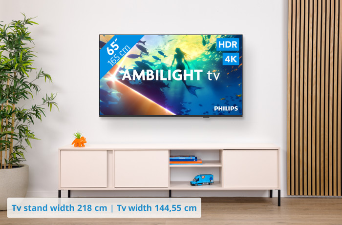 Philips Ambilight 65 inches PUS8000 4K (2025) + Philips TAB6100 visual Coolblue 1
