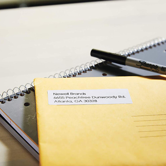 DYMO Return Address Labels 25x54mm 500 Units product in use