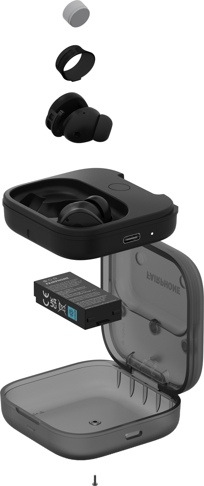 Fairphone Fairbuds True Wireless Earbuds Black visual supplier