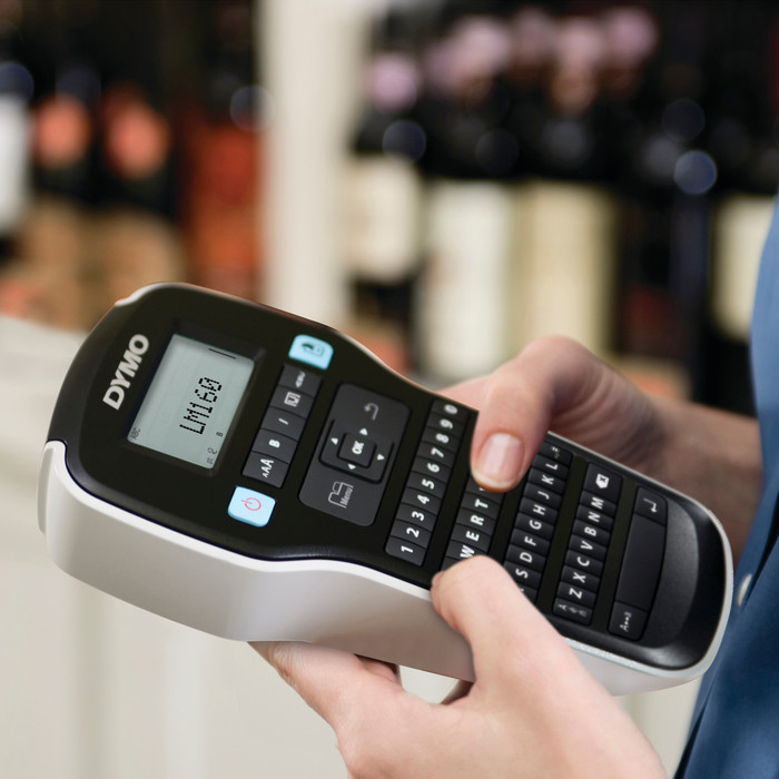 DYMO LabelManager 160 Qwerty Valuepack product in gebruik